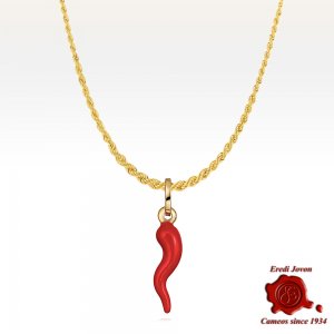 Collana Cornetto Rosso 2