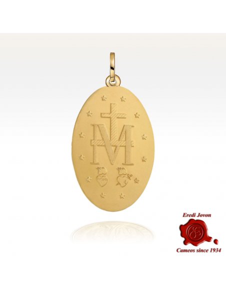 The Miraculous Medal Gold 18 kt
