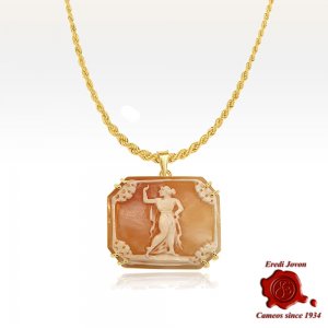 Hand-Carved Shell Cameo With Dancer 2