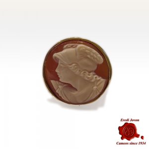 Mercury Cameo Signet Ring Gold 2