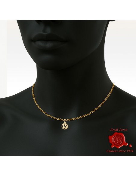 Number Thirteen Charm in Gold