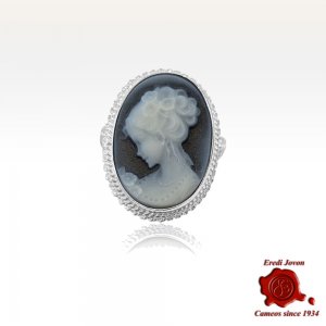 Venice Blue Cameo Ring 2