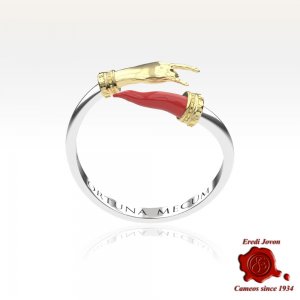 Anello Porta Fortuna Cornetto Manocorno - Fortuna Mecum 2