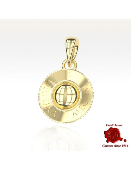 Nazar Eye Amulet Gold Over Silver