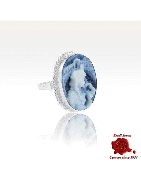 Oval Exclusive Rialto Dream Agate Cameo Ring