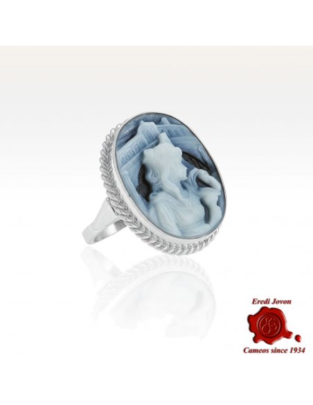Oval Exclusive Rialto Dream Agate Cameo Ring