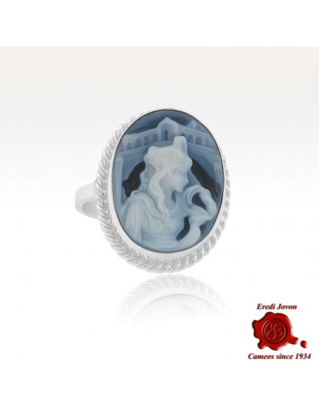 Oval Exclusive Rialto Dream Agate Cameo Ring