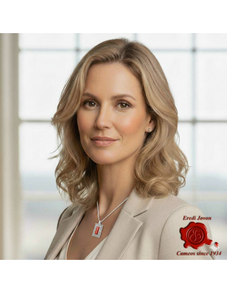 Ciondolo Corallo Rosso Filigrana Argento Ciondolo Corallo Rosso Filigrana Argento