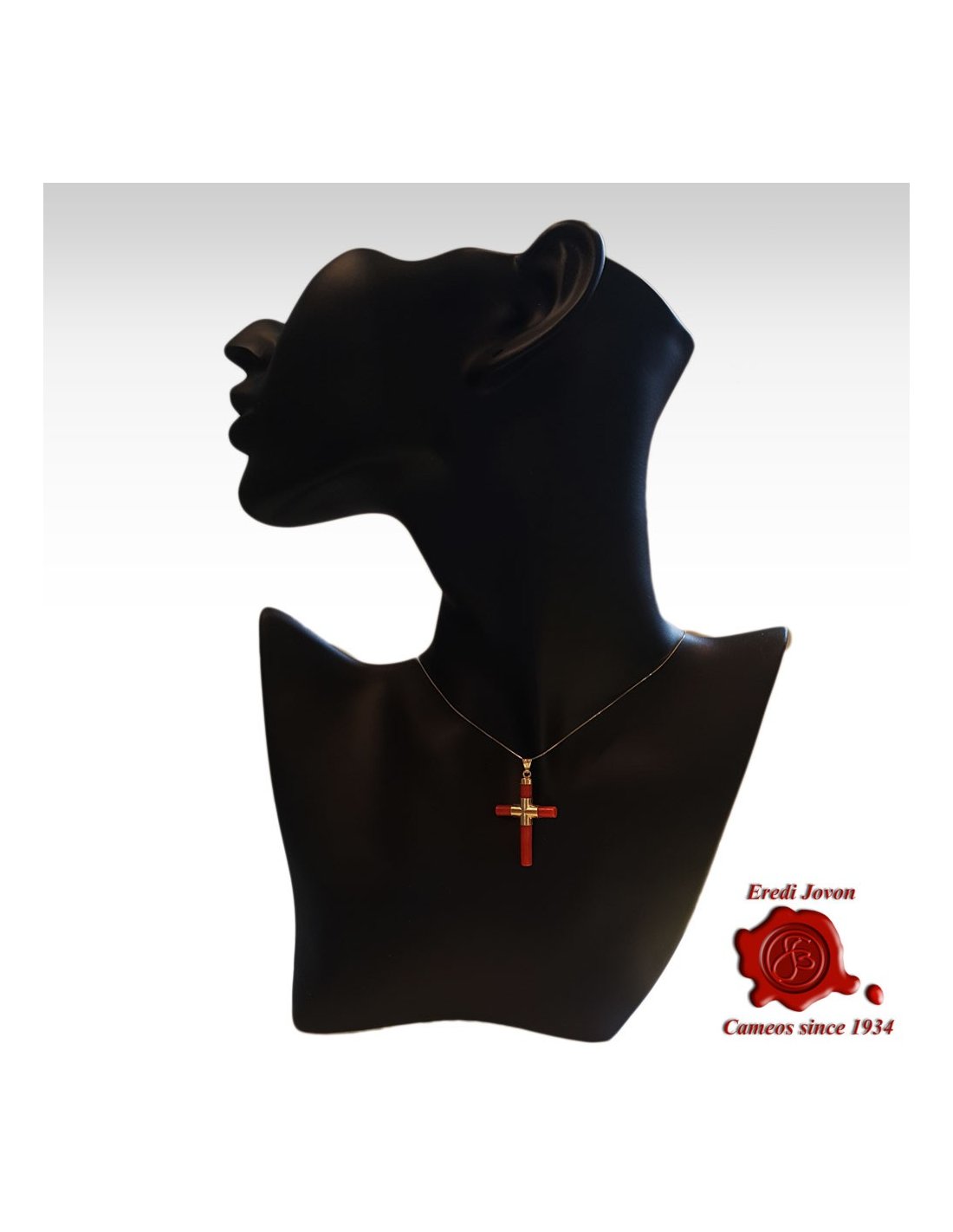 Croce Corallo Rosso Argento o Oro Croce Corallo Rosso Argento o Oro