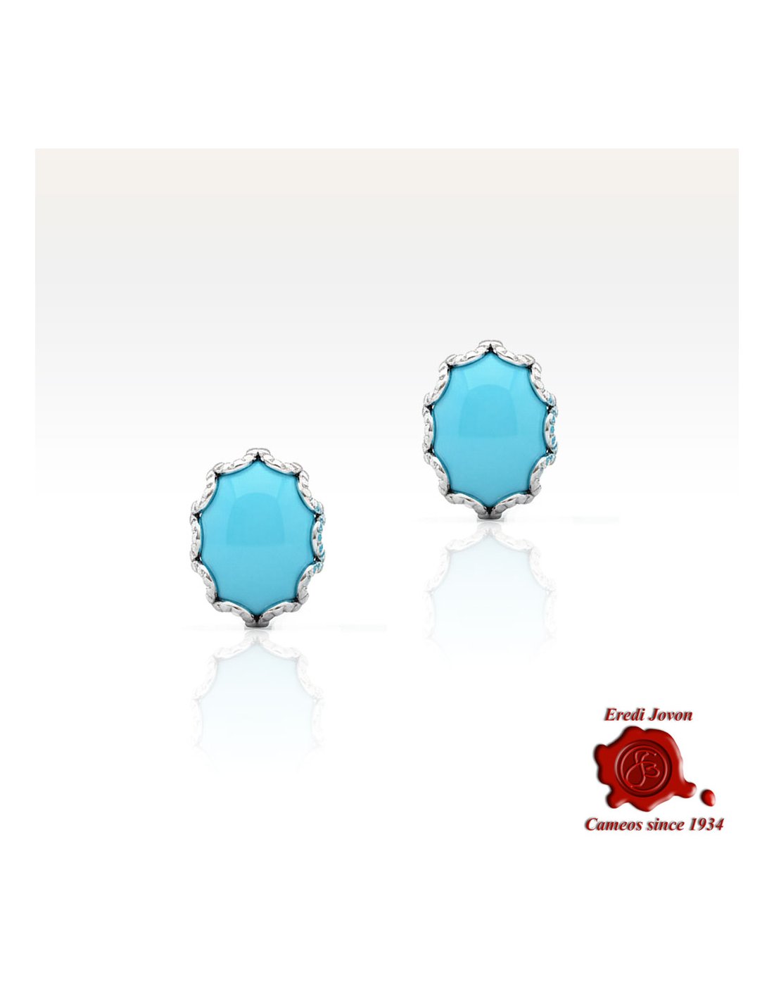 Turquoise Stud Earrings Silver Everyday Use Turquoise Stud Earrings Silver Everyday Use