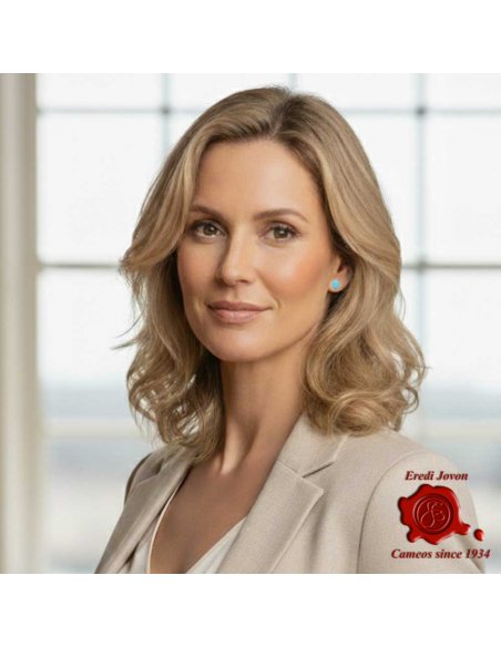 Turquoise Stud Earrings Silver Everyday Use Turquoise Stud Earrings Silver Everyday Use