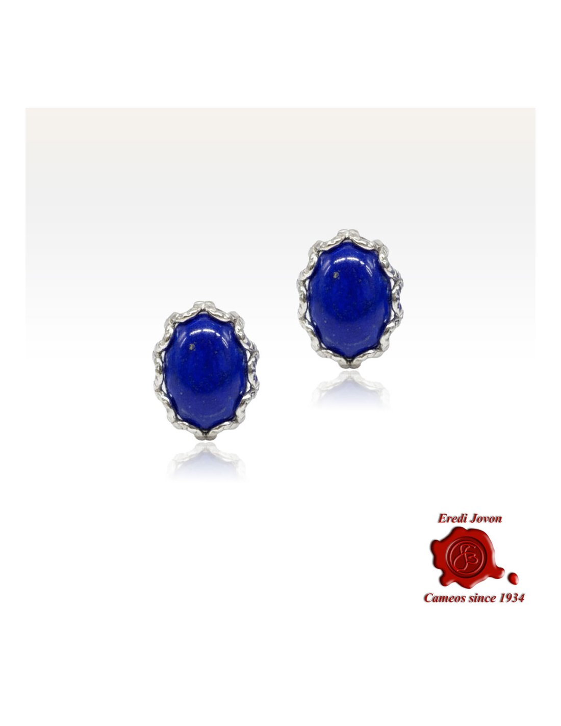 Orecchini Lapis Lazuli Argento a Lobo Orecchini Lapis Lazuli Argento a Lobo