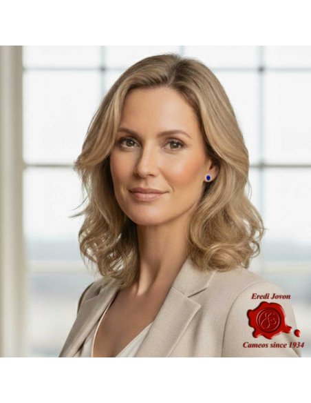 Orecchini Lapis Lazuli Argento a Lobo Orecchini Lapis Lazuli Argento a Lobo