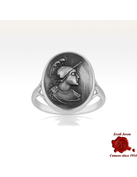 Mercury Signet Ring Silver