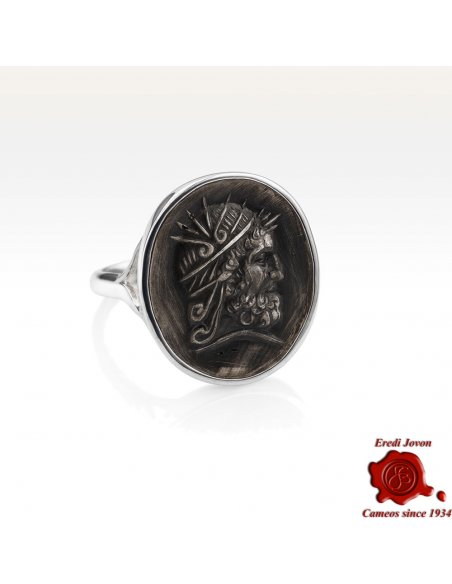 Ercole Anello Sigillo Argento