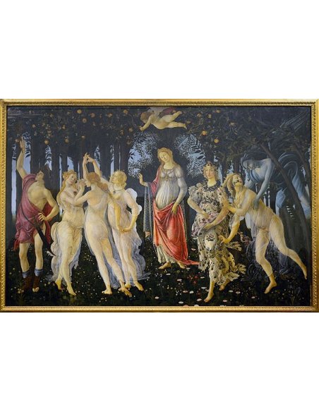 Botticelli Primavera Cameo Gold