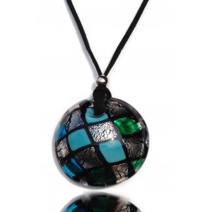 Murrina Mosaico Collana Vetro di Murano