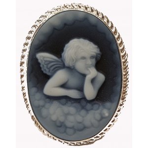 Guardian Angel Blue Cameo 2