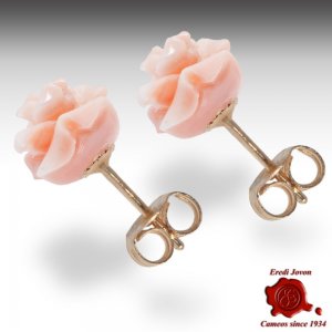 Orecchini Rose Corallo Rosa 2