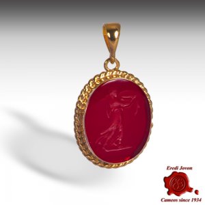 Venetian Glass Intaglio Blu Vestale 2