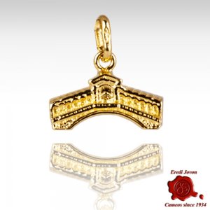 Rialto Bridge Yellow Gold Charm