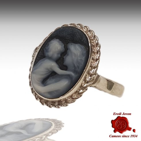 Mother with Baby Cameo Ring