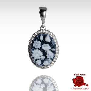 Cammeo flower boquet blue 2