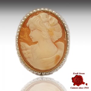 Victorian Age Cameo Brooch