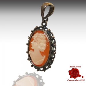 Cammeo Filigrana Argento Ciondolo 2