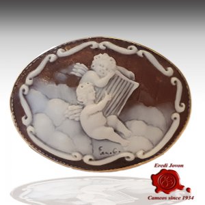 Angel Shell Cameo Gold