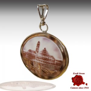 Saint Mark Square Cameo Pendant 2