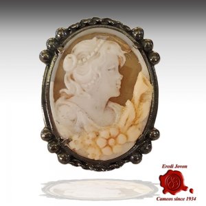 Spring Italian Cameo Brooch