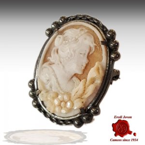 Spring Italian Cameo Brooch 2