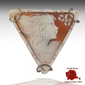 Venus shell Cameo Silver