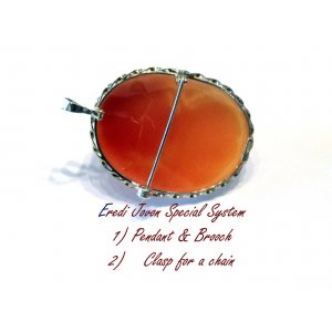 Antique Art deco Cameo brooch 2