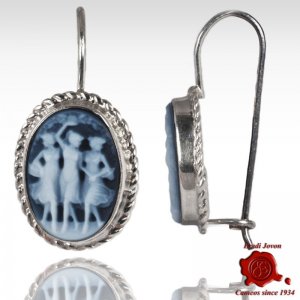 Three Graces Cameo Earrings 2
