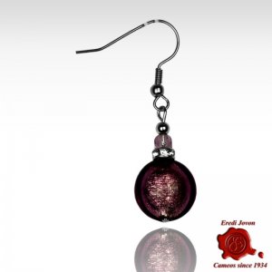 Orecchini Perla Rotonda Veneziana Argentati O Dorati 2