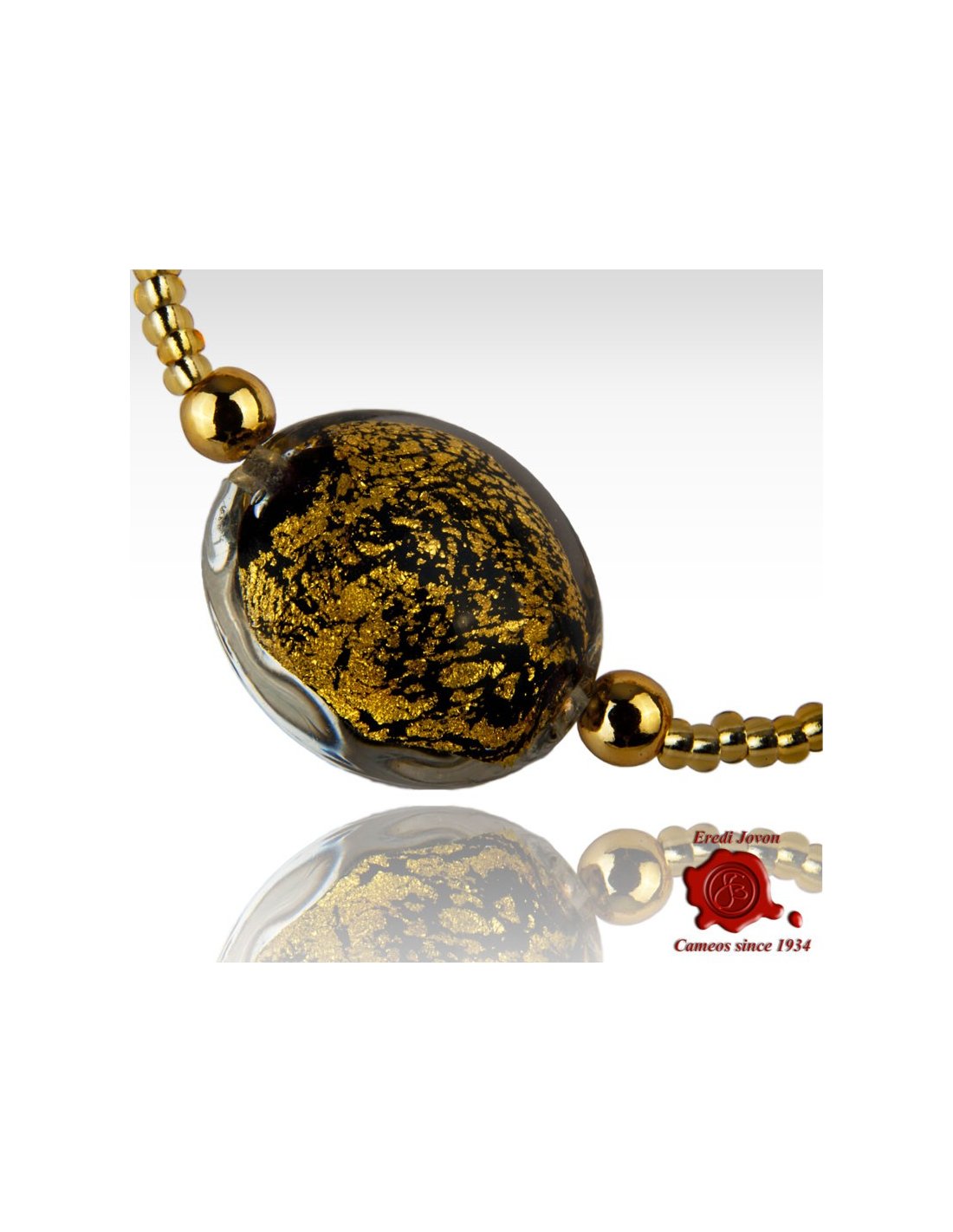 Collana Tre Fili Perle Vetro Veneziano Collana Tre Fili Perle Vetro Veneziano