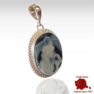 Rialto Dream Agate Cameo Pendant 2