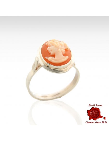 Cameo Ring Silver