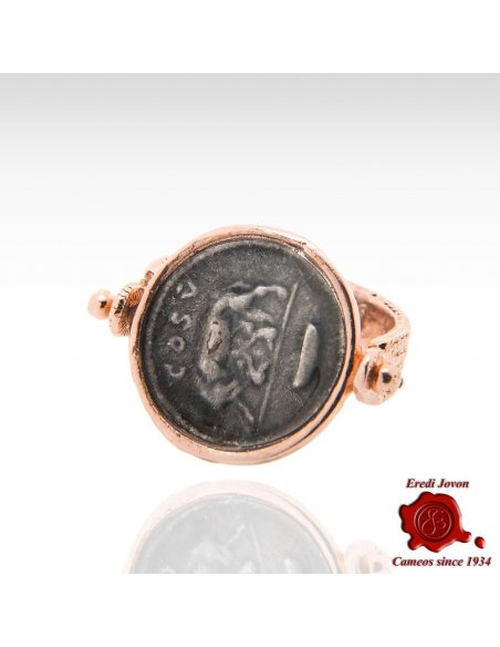 Domitian’s Bronze Coin Spinner Ring