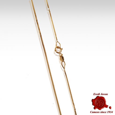 Gold Venetian Square Section Chain