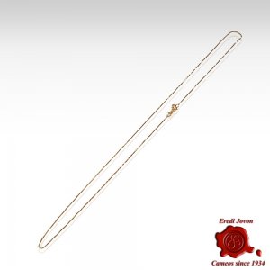 Gold Venetian Square Section Chain 2