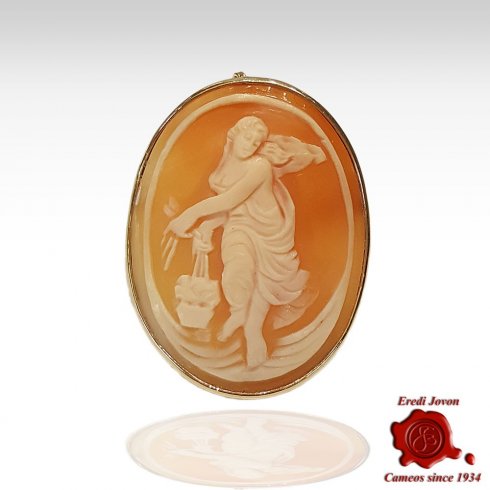 "The Hours" Cameo Engraved by Hand