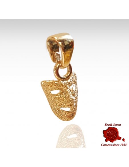Carnival’s Mask Stardust Gold Charm