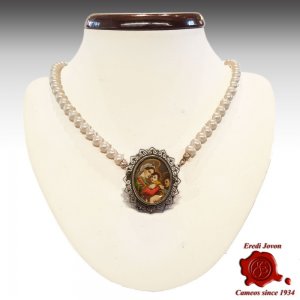 Antique Miniature Portraits Silver 2