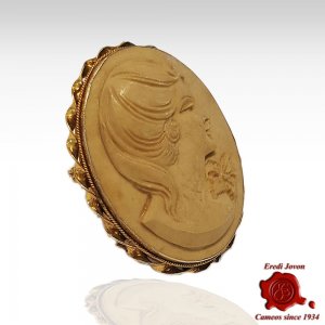 Lava Stone Cameo Antique 2