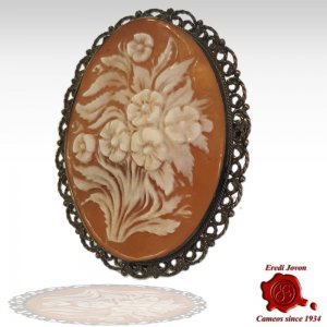 Antique Flowers Cameo 2