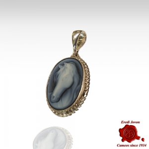 Horse Blu Cameo Bridle 2