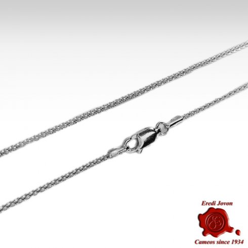 Solid Silver Chain Rope Design